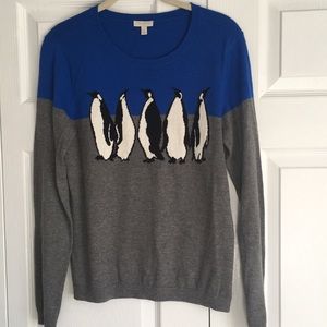 Talbots Penguin Crew Neck Sweater